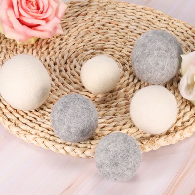 Unique Bargains Reducing Clothing Static and Wrinkles Wool Dryer Balls ...