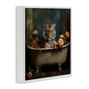 Stupell Industries Tiger in Floral Bathtub, 17" x 17" - 3 of 4