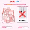 Mini transparent backpack,suitable for sports events,concerts,Multi - Pocket Transparent School & Travel Bag - 2 of 4