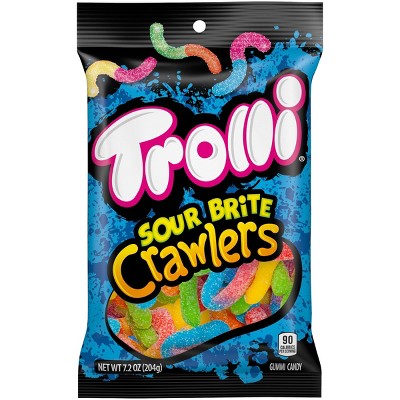 Trolli Sour Brite Crawlers Gummi Worms - 7.2oz