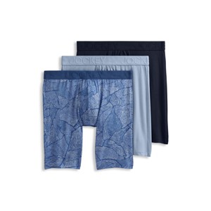 Jockey Men's Active Ultra Soft Modal 9" Long Leg Boxer Brief - 3 Pack - 1 of 4
