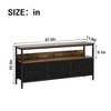 Jojoka TV Stand, Entertainment Center with Storage, 55 Inch TV Stand for Bedroom Small TV Stand with Drawers and Shelves - 2 of 4