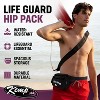 Kemp Lifeguard Fanny Pack/Hip Pack with GUARD Logo - Water-Resistant and Durable Waist Bag for Medical Supplies & Lifeguard Gear - Black - 2 of 4