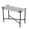 ACEPANO Boho Metal Rectangular Ottomans with Armless For Entryway, Living Room, Bedroom & Office-Gray - 4 of 4