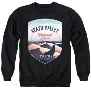 Men's Death Valley National Park Illustrated Landscape Crewneck Sweatshirt - 1 of 4
