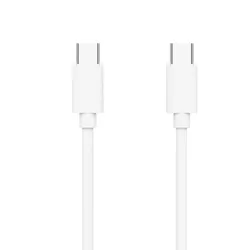 Just Wireless USB-C to USB-C PVC Cable - White