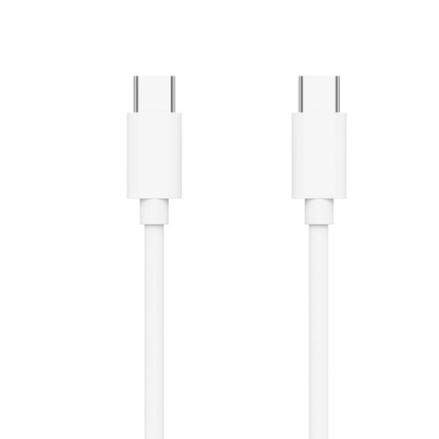 Just Wireless USB-C to USB-C PVC Cable - White - image 1 of 4