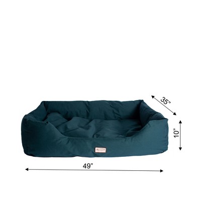 X-Large Laurel Green Waterproof Canvas Elevated Pet Bed