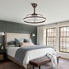 Bella Depot 20" Modern Ceiling Fan with Dimmable Light, 6-Speed Reversible with Remote and APP Control - 3 of 4