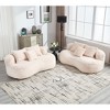 Sapphtopaz High Back Corduroy Bean Bag Chair Lazy Sofa Chair Bean Bag Chairs for Adults Couch for Adults and Kids for Gaming, Watching TV - 3 of 4