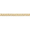 Black Bow Jewelry 4.5mm, 14k Yellow Gold, Open Concave Curb Chain Bracelet - 2 of 4