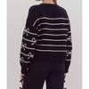 Women's Knit Bow Sweater - entro - 2 of 4