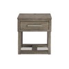 Signature Design by Ashley Loyaska End Table with USB Charging, Brown - image 4 of 4