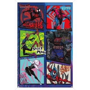 Trends International Marvel Spider-Man: Across The Spider-Verse - Group Framed Wall Poster Prints - 1 of 4