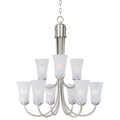 Maxim Lighting Logan 9 - Light Chandelier in  Satin Nickel