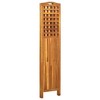 vidaXL 3-Panel Room Divider 47.6 inches x0.8 inches x66.9 inches  Solid Acacia Wood - 4 of 4