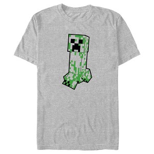 Men's Minecraft Creeper Creepin' Large T-Shirt - 1 of 4