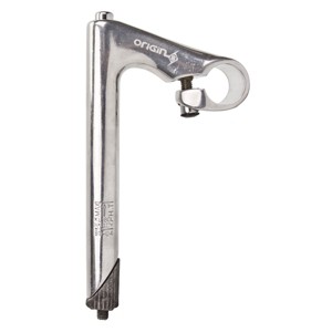 Origin8 Classic Sport Quill Stem Quill Stem 80mm 25.4mm -18 Deg Silver Aluminum - 1 of 1