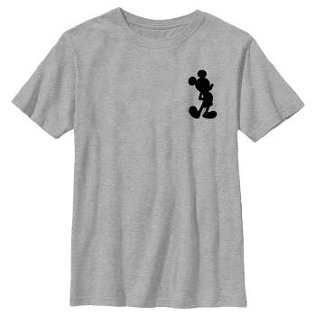 Boy's Disney Mickey Mouse Pocket Silhouette T-Shirt