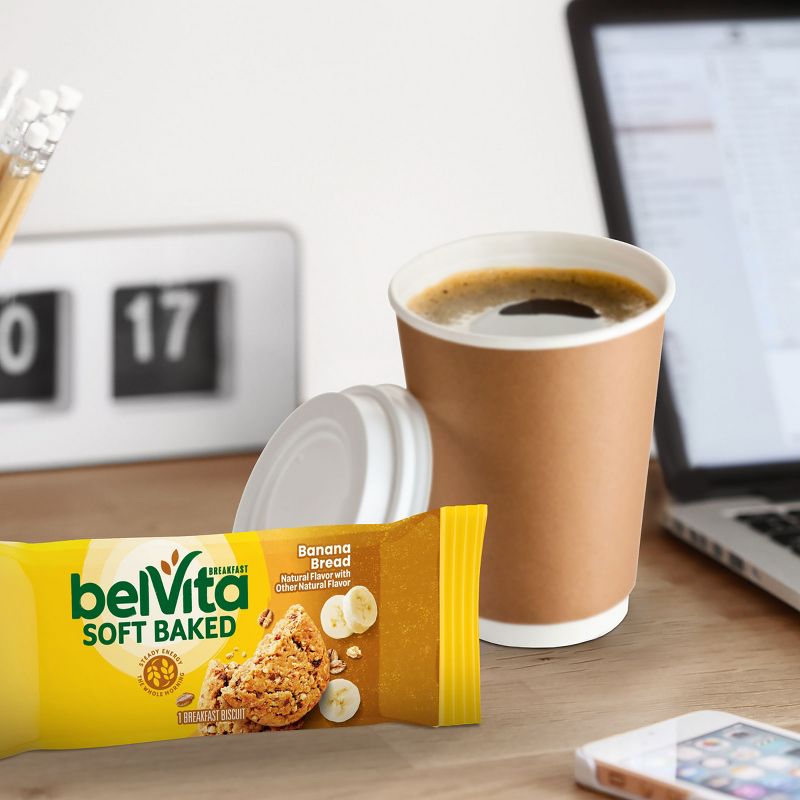 belVita Soft Baked Banana Bread Breakfast Biscuits - 8.8oz/5ct, 6 of 21