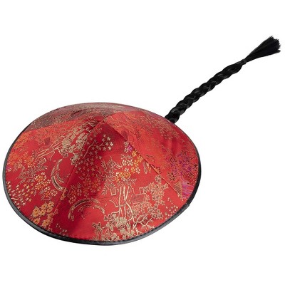 Juvale Chinese Hat with Braid - Chinese Party Costume Cosplay Party Hat, 13.25 x 4 in