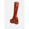 Dirty Dance Patent High Platfrom Calf Boots Women - 4 of 4