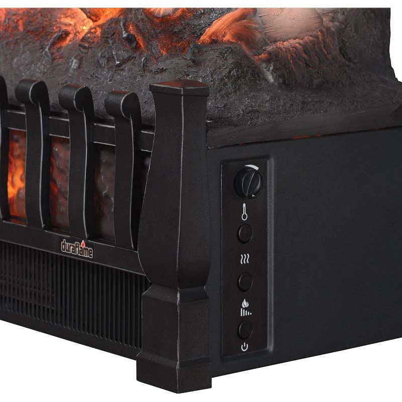 Duraflame 20" Electric Fireplace Log Set - Black, DFI021ARU, 4 of 8