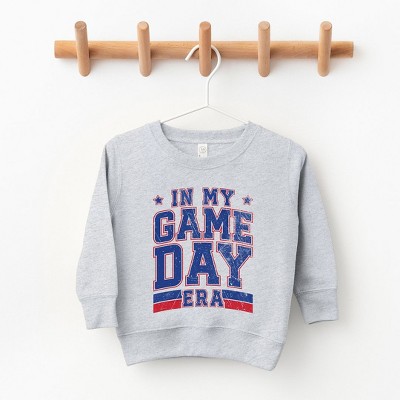 The Juniper Shop In My Game Day Era - Blue Toddler Graphic Sweatshirt