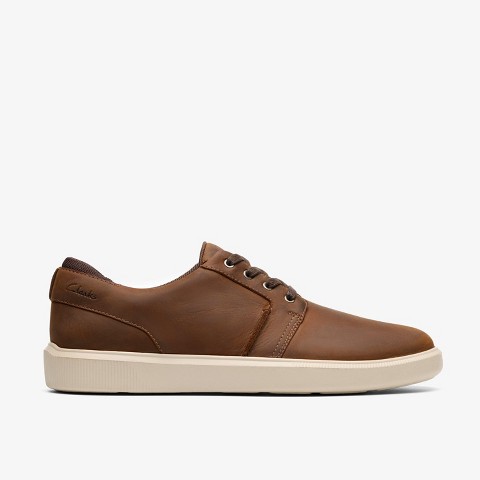 Clarks Mens Brodin Seam Beeswax Shoes 10.5 Medium