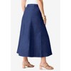 Roaman's Women's Plus Size Classic Stretch A Line Maxi Skirt - 4 of 4