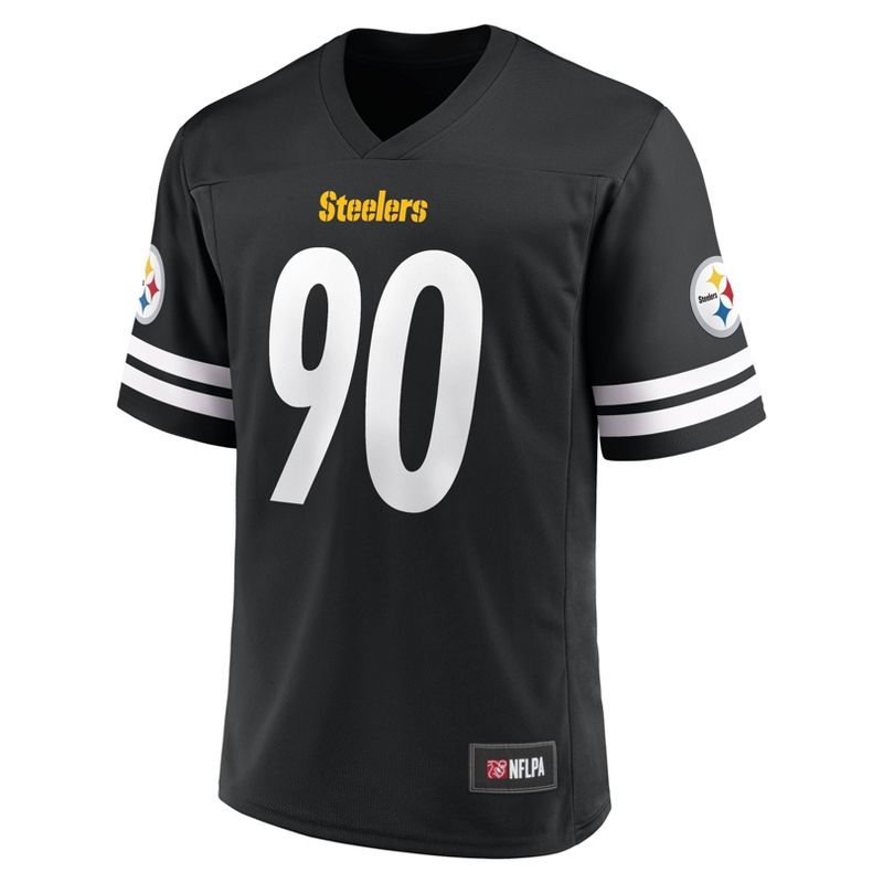 NFL Pittsburgh Steelers Watt #90 Men&#39;s V-Neck Jersey, 2 of 4