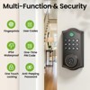 Itopfox Smart Deadbolt Lock for Front Door, Keyless Entry with Keypad, App Remote, Auto Lock, Easy Install, Fingerprint Door Lock for Home, Airbnb - 2 of 4