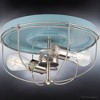 Urban Ambiance Luxury Farmhouse Outdoor Ceiling Light 7.875''H x 14.5''W,  Gray Blue Finish,  Kenner Collection, UHP1431 - 4 of 4