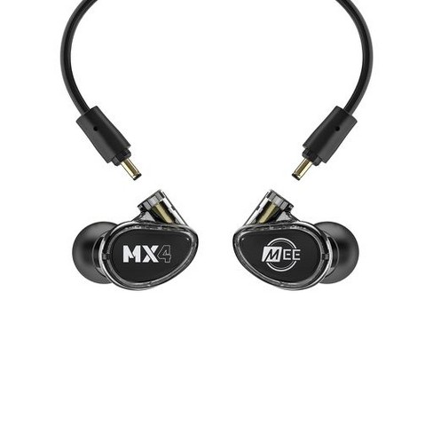 Auriculares Intraurales Mee Audio MX4 Pro Black P/ Monitoreo In ear