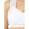 Women's Lace Hourglass Back Bralette - Plus - ZENANA - 2 of 2
