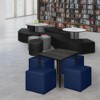 Regency,Jean Square Vinyl Ottoman (Set of 4) - 2 of 3