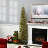 National Tree Company 7' Champagne Tinsel Slim Artificial Christmas Tree - 4 of 4