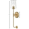 Lark Kline 1 - Light Sconce in  Lacquered Brass - 2 of 4