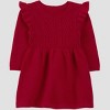 Carter's Just One You® Baby Girls' 2pc Holiday Sweater Dress - Red - 2 of 4