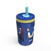 12oz Vacuum Kelso Portable Tumbler 'Sonic' - Zak Designs: Kids Straw Cup, Stainless Steel, Dishwasher-Safe - 2 of 4