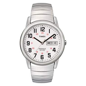 Men's Timex Easy Reader Expansion Band Watch - Light Silver T204619J