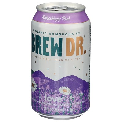 Brew Dr. Kombucha Love - 12 fl oz Cans/4pk