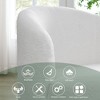 Swivel Barrel Chair With Round Storage Chair, Storage, Soft Cushion 360° Rotation Upholstered Round Chair,17.3in(1.44ft) - 3 of 4