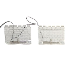 Department 56 Accessory 2.25 In Lit Ice Castle Walls Color Changing Lights Village Accessories - 1 of 2