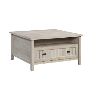 Costa Lift Top Coffee Table Chalked Chestnut - Sauder: Modern MDF Storage, Metal Hardware, 5-Year Warranty - 1 of 4