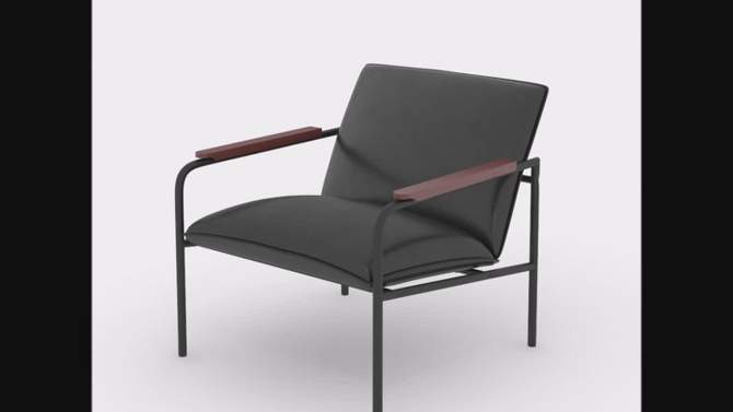 Boulevard Cafe Metal Accent Lounge Chair - Sauder, 2 of 5, play video