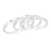 Unique Bargains 2.86inch OD Aluminium Alloy Car Hub Centric Rings Wheel Bore Spacer Silver Tone 4 Pcs - 3 of 4