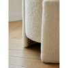 Nordlys hite Bouclé Pouf Vintage Style Upholstery Living Room - 3 of 4