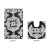 Medallion Collection 2 Piece 100% Cotton Tufted Bathroom Rug Set  with Non-Slip Backing, Machine Washable, Tumble Dry Bath Mat - 2 of 4