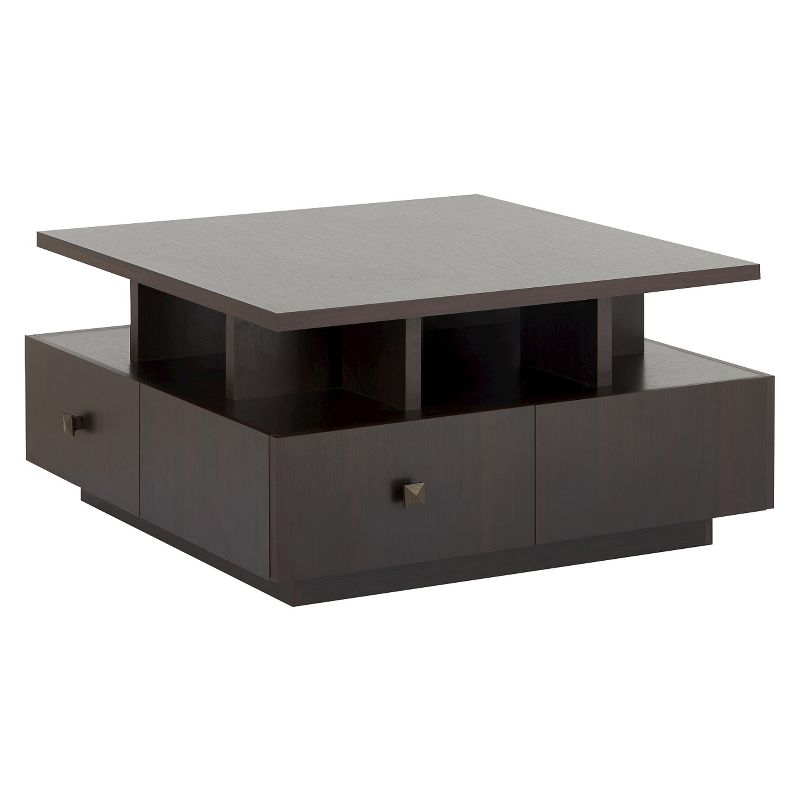 Campfield Modern Tiered Design Coffee Table Espresso - HOMES: Inside + Out, 1 of 9